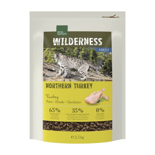 Real Nature Wilderness Northern per Gatti Adulti al Tacchino