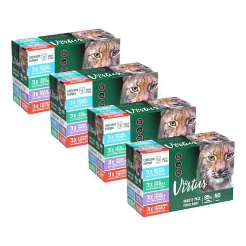 Virtus Cat Variety Pack Busta Multipack 12x85G