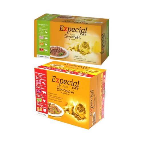 Set Prova Multigusto 48x100G e 96X85G Expecial Cat Multipack