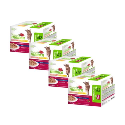 Kit Risparmio 48x85G Natural Trainer Cat