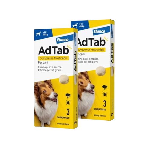AdTab Compresse Masticabili Cane 22-45kg 900 MG
