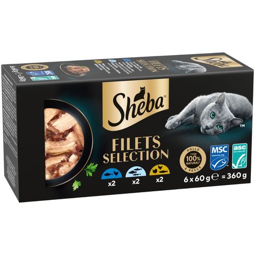 Sheba Filets Cat Multipack 6x60g
