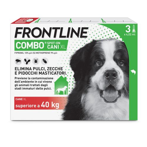 Frontline Combo Cani Antiparassitario Contro Pulci, Zecche E Pidocchi +40Kg