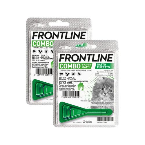 Frontline Combo Gatti x1 Antiparassitario Contro Pulci, Zecche E Pidocchi