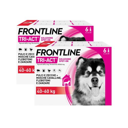 Frontline Tri-Act Antiparassitario Per Cani Contro Parassiti E Insetti Volanti 40-60Kg