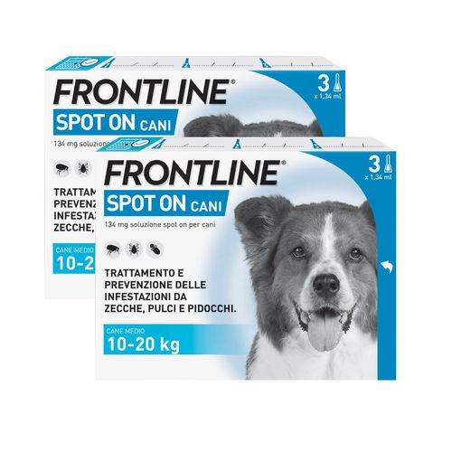 Frontline Spot On Cani Antiparassitario Contro Pulci, Zecche E Pidocchi 10-20Kg