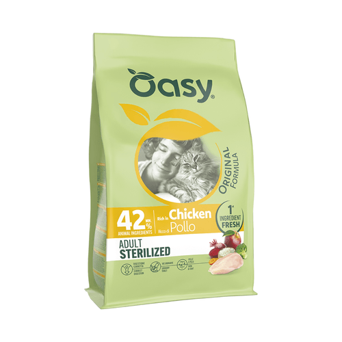 Oasy Cat Adult Original Formula Sterilized Pollo