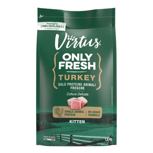 Virtus Cat Only Fresh Kitten al Tacchino