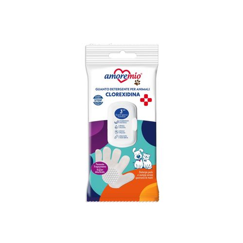 AmoreMio Guanto Umidificato Detergente Clorexidina
