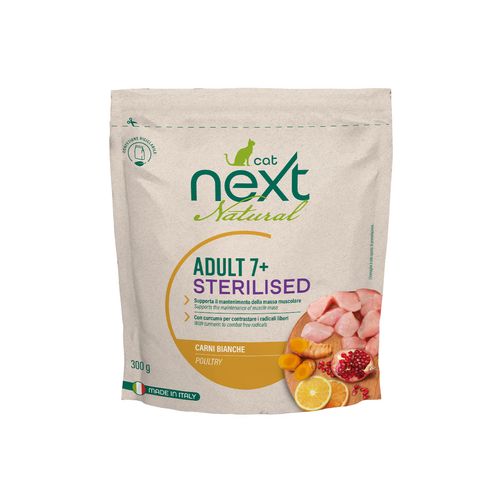 Next Cat Natural Senior Sterilized Carni Bianche