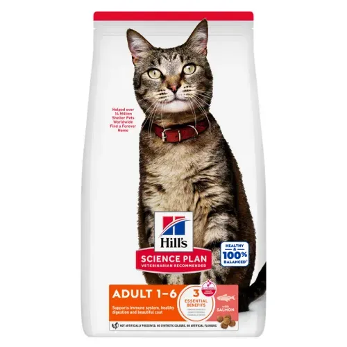 Hill's Science Plan Adult Alimento per Gatti con Salmone
