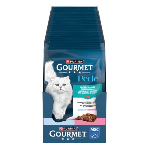 Gourmet Perle Piaceri del Mare Cat Busta Multipack 26x85G