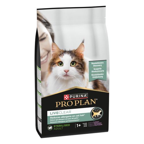 Pro Plan LiveClear Adult Sterilised Tacchino