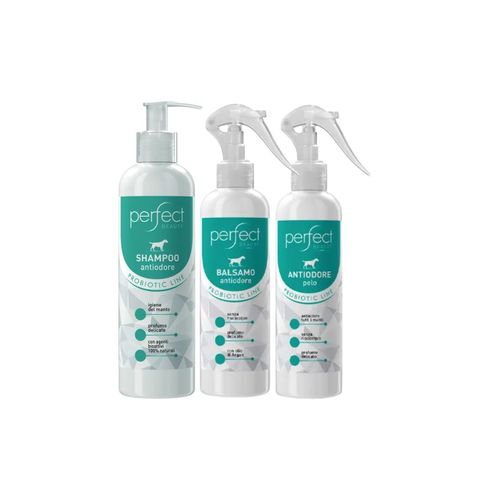 Kit Perfect Probiotic Shampoo Balsamo e Spray Antiodore
