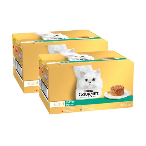 Gourmet Gold Tortini con Verdure Cat Lattina Multipack