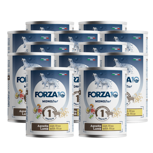 Kit Risparmio 12x400G Forza10 All Size Adult Diet Lattina