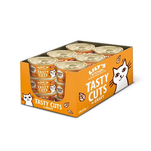 Lily's Kitchen Cat Tasty Cuts Lattina Multipack 18x85G