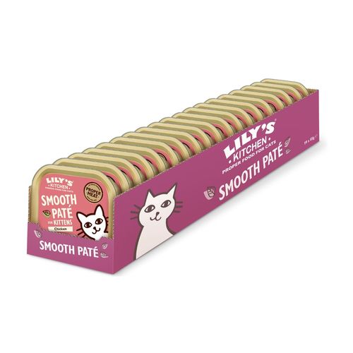 Lily's Kitchen Kitten Smooth Paté Vaschetta Multipack 19x85G