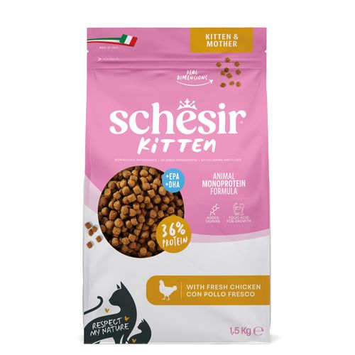 Schesir Kitten & Mother Monoprotein Pollo