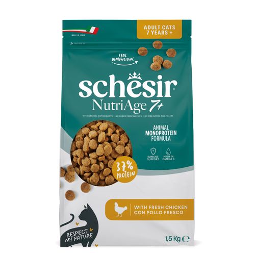 Schesir Cat Senior Monoprotein NutriAge 7+ Pollo