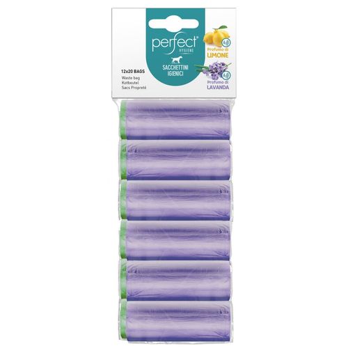 Perfect Dog 240 Sacchettini Igienici Mix Lavanda e Limone