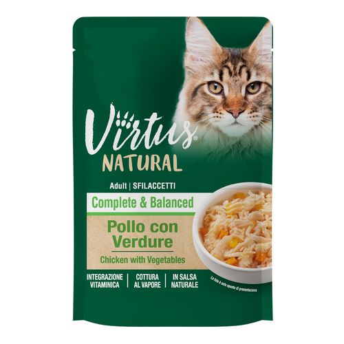 Virtus Cat Adult Natural & Complete Busta Multipack 18x70g