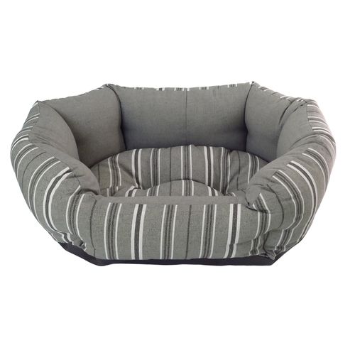 Luna&Teo Cuccia Ovale Lines a Righe Grigia