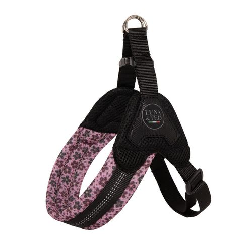 Luna&Teo Pettorina Regolabile Petite Mesh Liberty Rosa